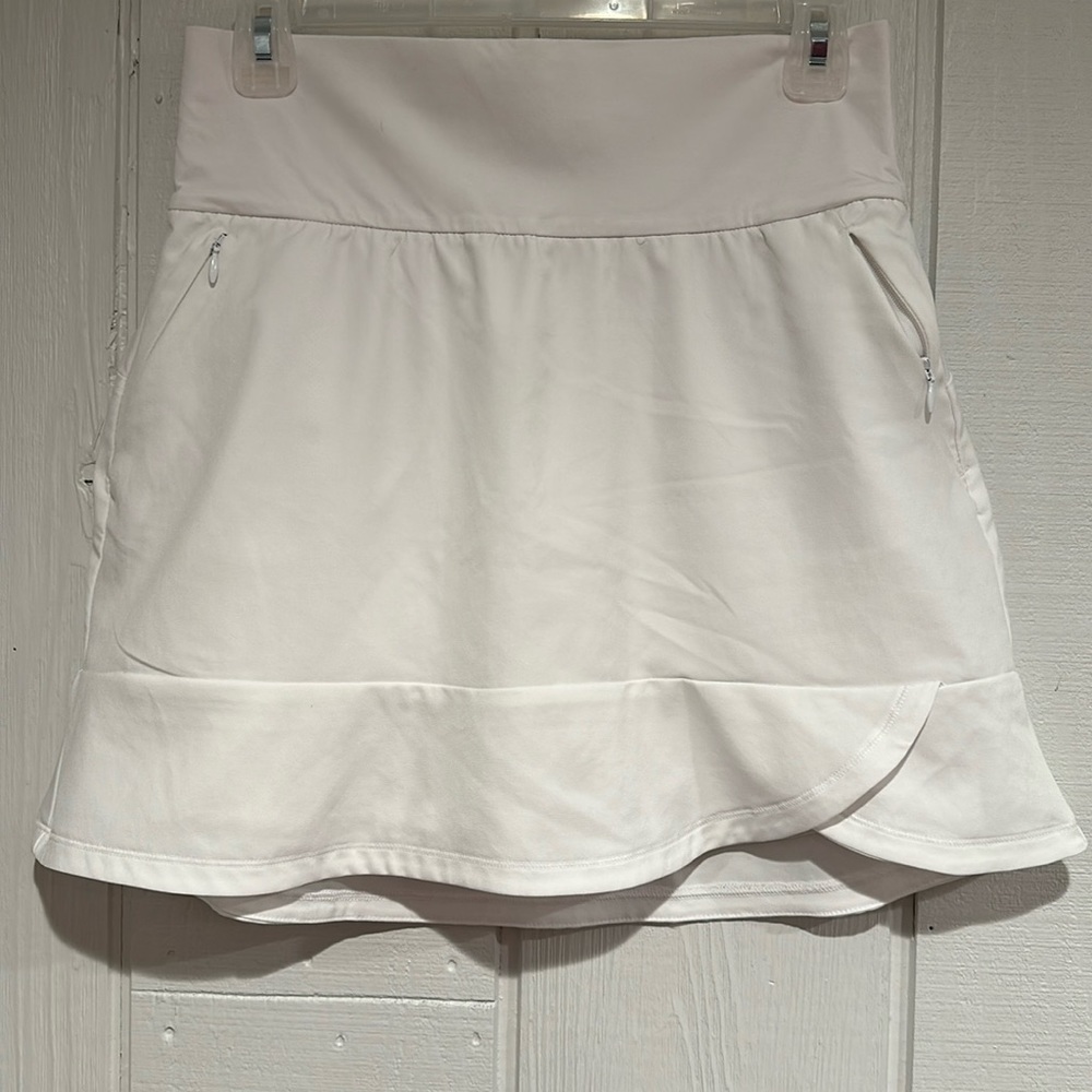 Adidas Tech White Tennis Skort with Pockets